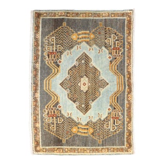 Antique Persian Senneh Early 20th Century Rug - 1'11" x 2'8" For Sale