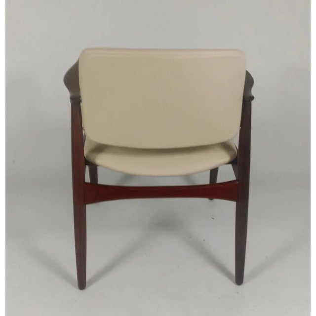 Set of Model 67 Captains Chair in Teak by Erik Buck, Customizable Reupholstery, 1960s For Sale - Image 6 of 8