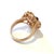 Bochic "Orient" Vintage Amethyst, Topaz & Green Peridot Ring 18K Gold & Silver For Sale - Image 13 of 18