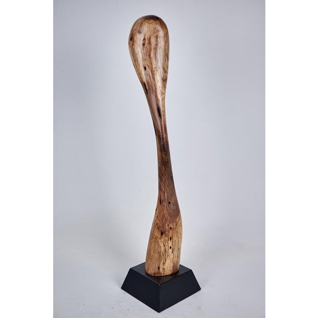 Contemporary Still Stand Abstract Wood Sculpture by Logniture For Sale - Image 3 of 17