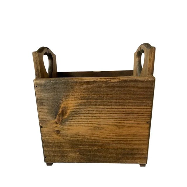 Antique/Vintage Book Caddy Stand Teddy Bear Farmhouse/Cottagecore Kids For Sale - Image 4 of 12