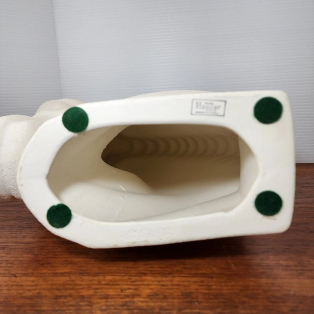 Ceramic Large Vintage White Royal Haeger Ceramic Horse Head | Mid-Century Modern Pottery Sculpture For Sale - Image 7 of 8