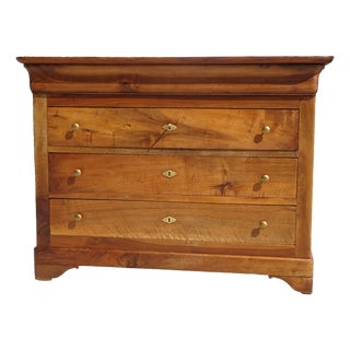 Louis-Philippe Walnut Chest of Drawers, 1850s For Sale