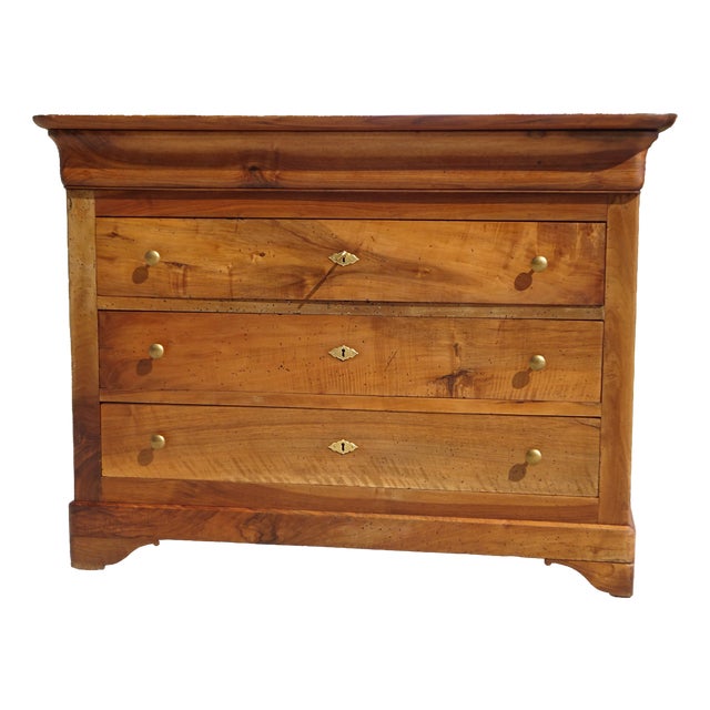 Louis-Philippe Walnut Chest of Drawers, 1850s For Sale