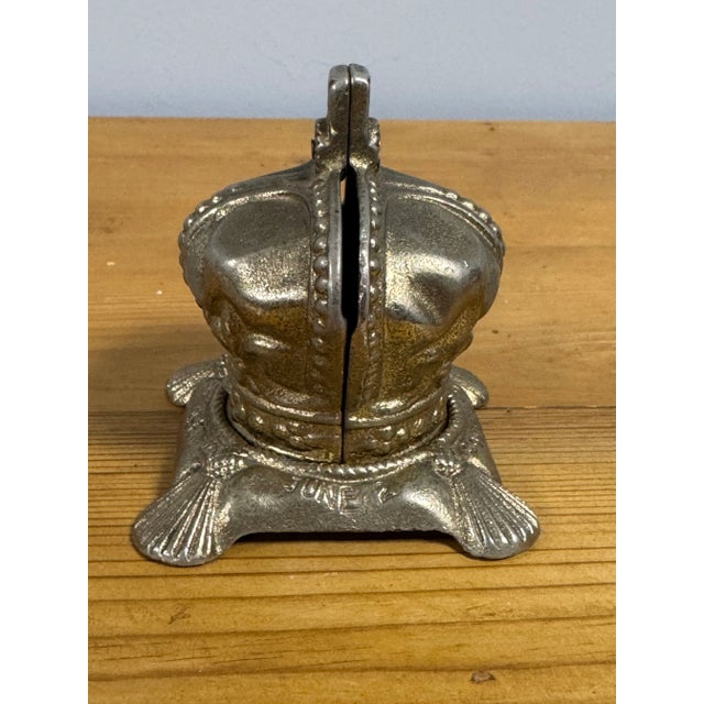 1950s Vintage Elizabeth II Coronation Commemorative Bank For Sale - Image 5 of 7