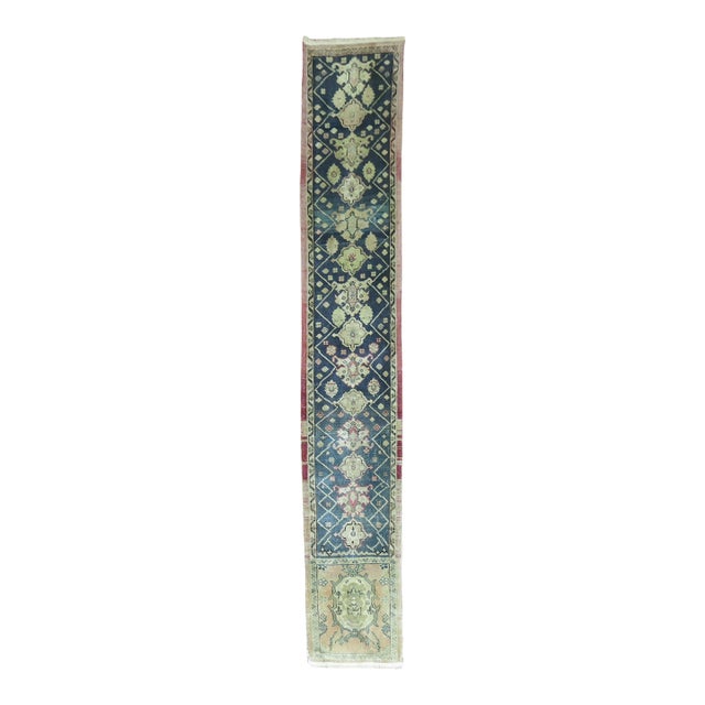 Vintage Zabihi Collection Turkish Anatolian Eclectic Runner - 1'9" x 10'4" For Sale