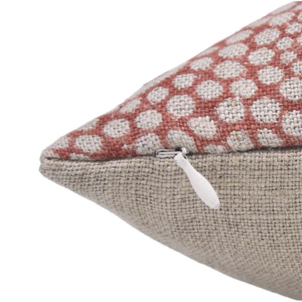 Traditional Fabdivine Throw Pillow Cover 14x36 Inch Handmade Block Print Cushion- Chunributi For Sale - Image 3 of 8