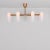 Contemporary Odyssey Round MD Brass Chandelier by Schwung For Sale - Image 3 of 7