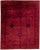 Textile 2010s Handmade Transitional Wool Rug With Floral Motif in Red For Sale - Image 7 of 7