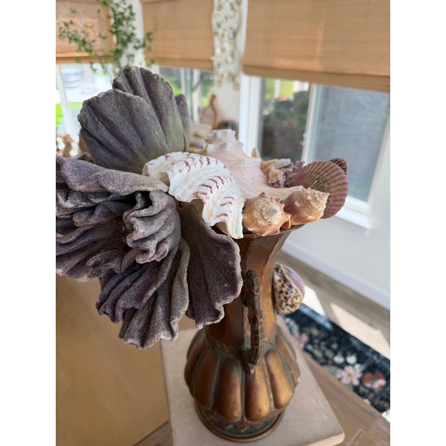 Metal Celestial Meets the Sea “Amphitrite’s Bouquet”-Coastal Art Sculpture For Sale - Image 7 of 11