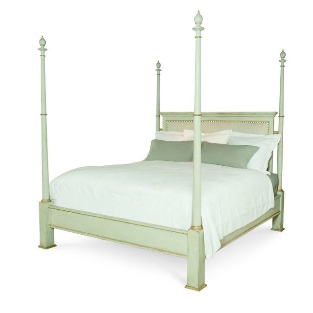 Off-white Century Furniture Madeline Poster Bed, King Size For Sale - Image 8 of 10