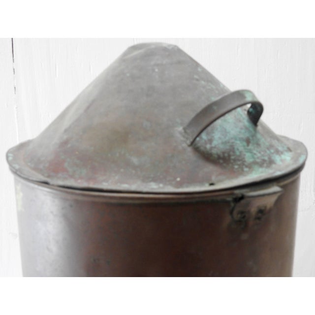 French Country Early 19th Century Tall Copper Still For Sale - Image 3 of 7