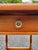 Brown Small Vintage 1940’s Colonial Style Walnut Writing Table For Sale - Image 8 of 9
