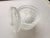 Vintage Princess House Crystal Clear Glass Coasters S/ 5 3.5"D in very good condition.