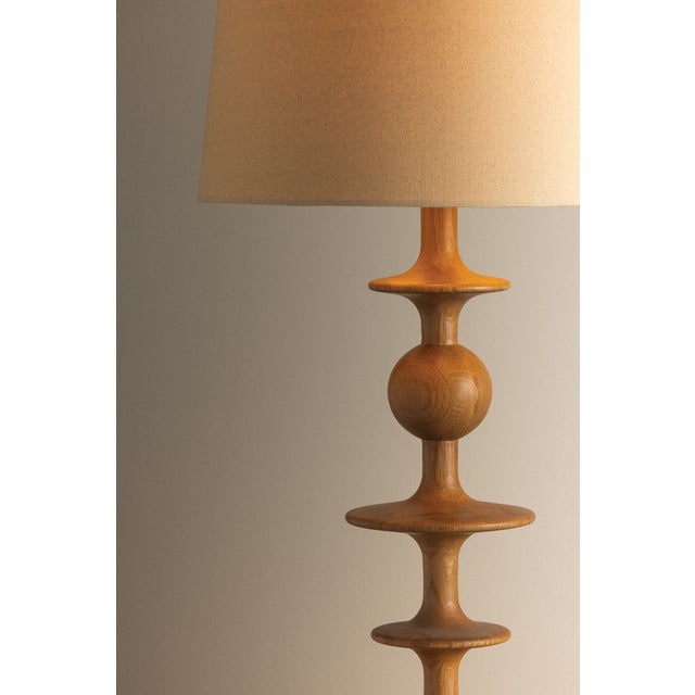 Hudson Valley Lighting Jefferson Heights 15 in. 1 Light Table Lamp in Aged Brass Finish For Sale - Image 9 of 11