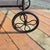 Vintage Outdoor Furniture Table - Wrought Iron Rolling Cart With Shelves For Sale - Image 4 of 10
