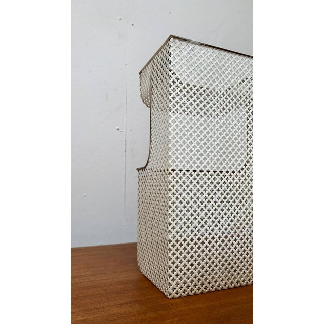 Mid-Century Perforated Metal Shelf, 1950s For Sale - Image 6 of 18