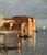View of Venice with the Island of San Giorgio Maggiore and the Basilica, Oil on Canvas, 19th Century, Framed For Sale - Image 10 of 16
