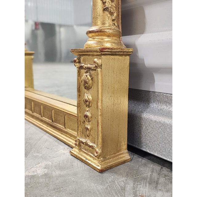 Gold Carver's Guild Garden Niche Gilwood Mirror For Sale - Image 8 of 12