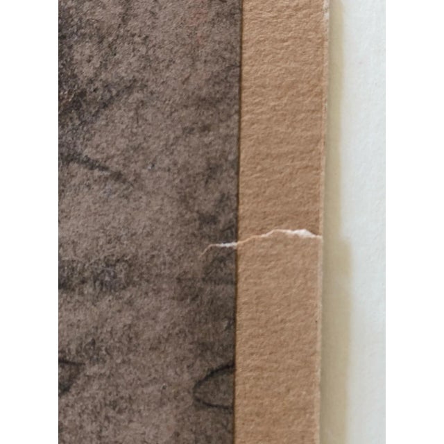 Greige Pierre Picot Signed Pencil Drawing For Sale - Image 8 of 13