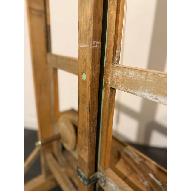 Large Antique Artist's Easel Attributed to France, 18th Century For Sale - Image 13 of 18