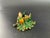 Contemporary Enameled Oak Leaves & Acorns Wreath Ornament For Sale - Image 3 of 12