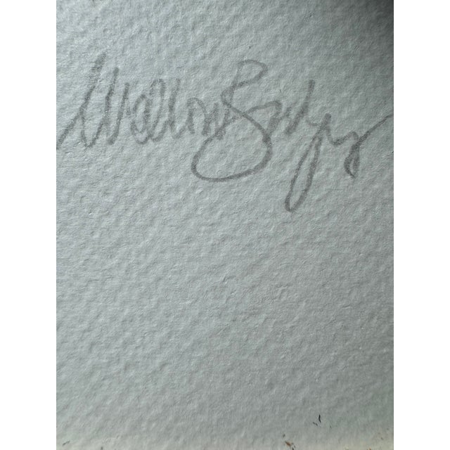 Abstract Wellon Bridgers Original Miniature Landstract: Day Painting, Framed For Sale - Image 3 of 6