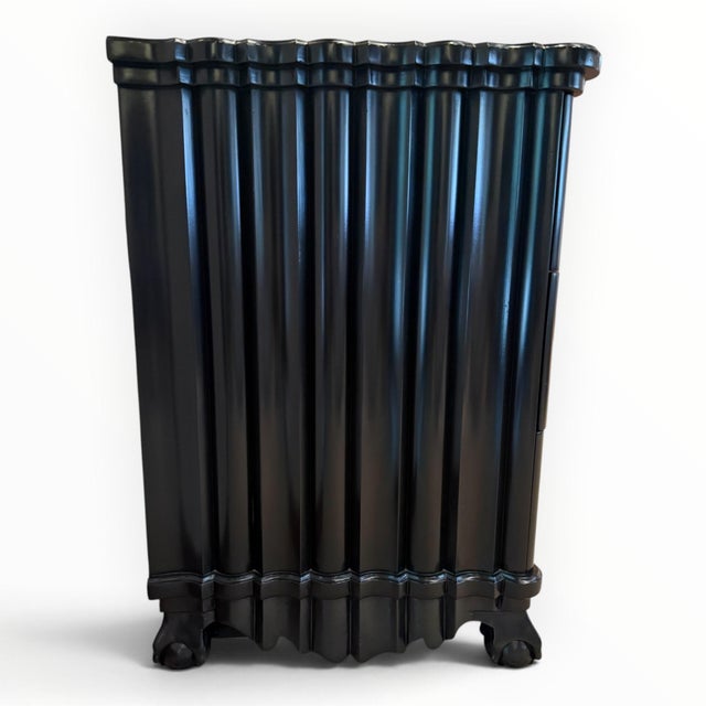 Dessin Fournir Dessin Fournir Portuguese Ebonized Commode For Sale - Image 4 of 6