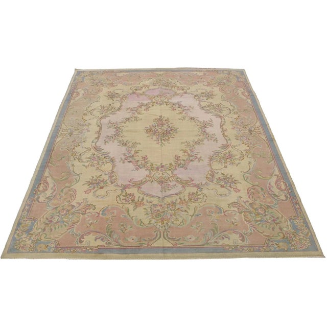 Early 20th Century Early 20th Century Antique Indian Rug For Sale - Image 5 of 9