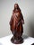 Vintage Religious Sculpture of the Virgin Mary in Carved Wood, 1920s For Sale - Image 3 of 16