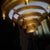 1970s Large Mid Century Gothic Pendant Light With Long Metal Downrod For Sale - Image 6 of 14