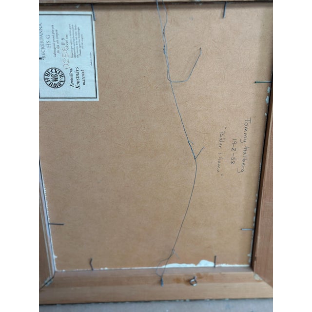 Tommy Hallberg, Harbour Scene, 1958, Oil on Panel, Framed For Sale - Image 7 of 18