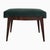 Italian Bench in Wood and Green Velvet, 1950s For Sale - Image 10 of 10
