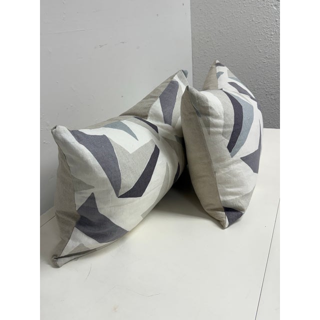 Thom Filicia for Eastern Accents Sconset Lumbar Pillows, Pair For Sale - Image 4 of 12