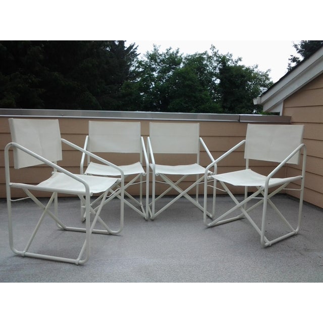 Vintage MidCentury Brown Jordan Patio Chairs Set of 4 Chairish