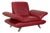 Red Leather Rossini Armchair with Manual Function from Koinor For Sale