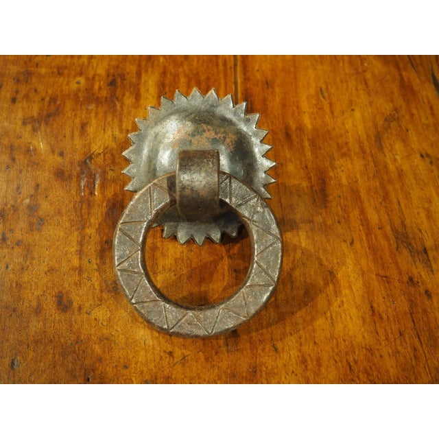 Traditional Wrought Iron Iberian Door Knocker, Circa 1800s For Sale - Image 3 of 9