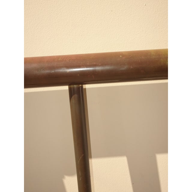 Antique Brass Bed Frame Headboard Footboard & Rails ~ French Country For Sale - Image 15 of 17