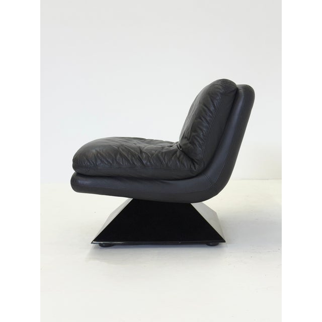 Black Chair by Hans Von Klier for Giuseppe Rossi Di Albizzate, 1970s For Sale - Image 8 of 12