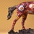 Red Gilt Bronze Cloisonné Enamel Horse Figure on Rockwork Base For Sale - Image 8 of 10