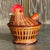Vintage Boho Shanghai Weave Chicken Basket For Sale - Image 4 of 5