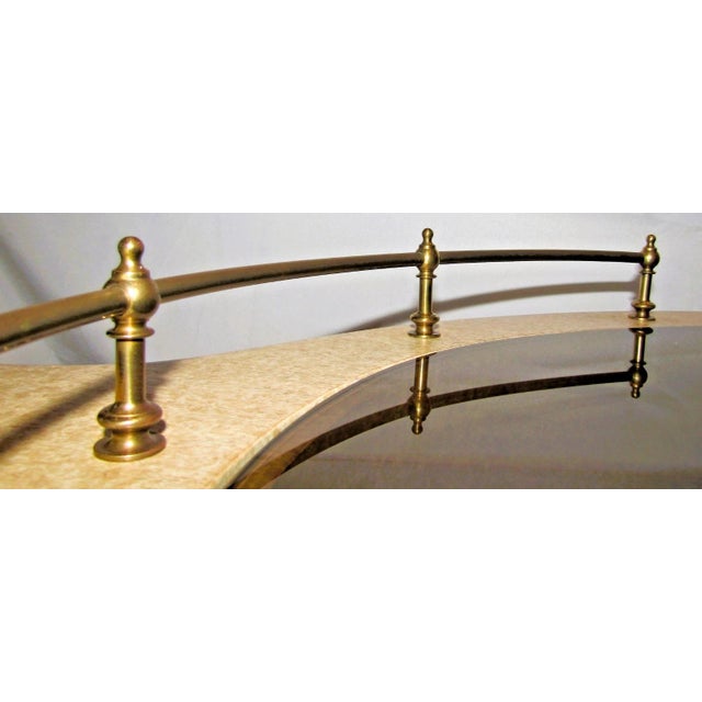 Hand Carved Wood Elephant Rolling Bar Cart Table by Marge Carson Circa 1990s For Sale - Image 15 of 18