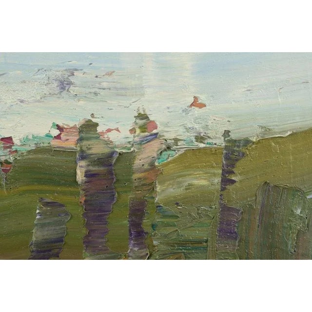 Lars Bertle, Abstract Landscape of Fårö, 1960s, Oil on Canvas For Sale - Image 4 of 10
