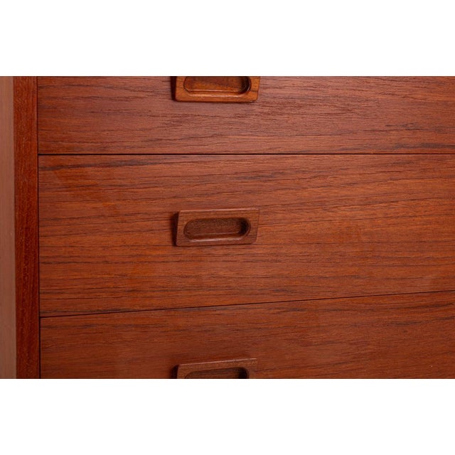 Wood Danish Teak Bookcase by Johannes Sorth for Nexø, 1960s For Sale - Image 7 of 13