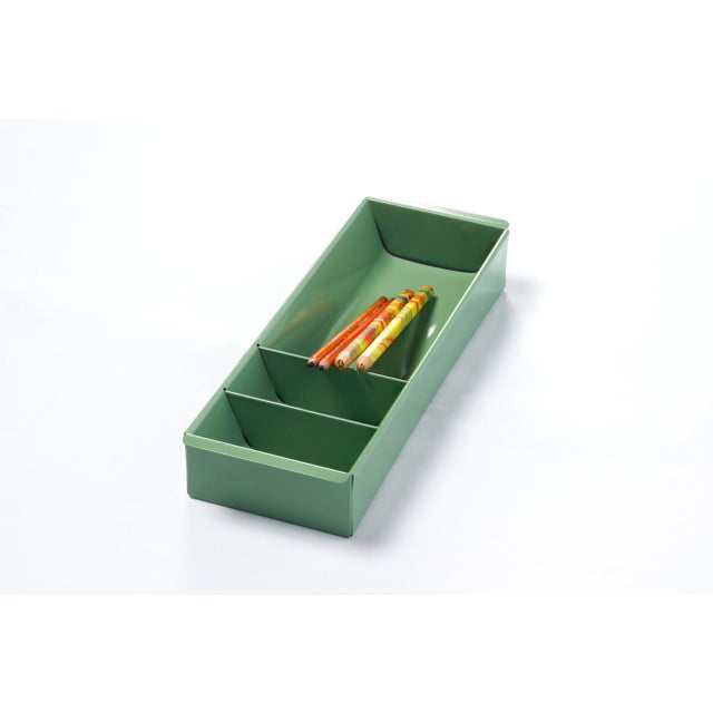Steel Tanker Drawer Insert Repurposed As Desktop Organizer