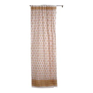 Juhi 45" X 84" Yellow Curtain For Sale