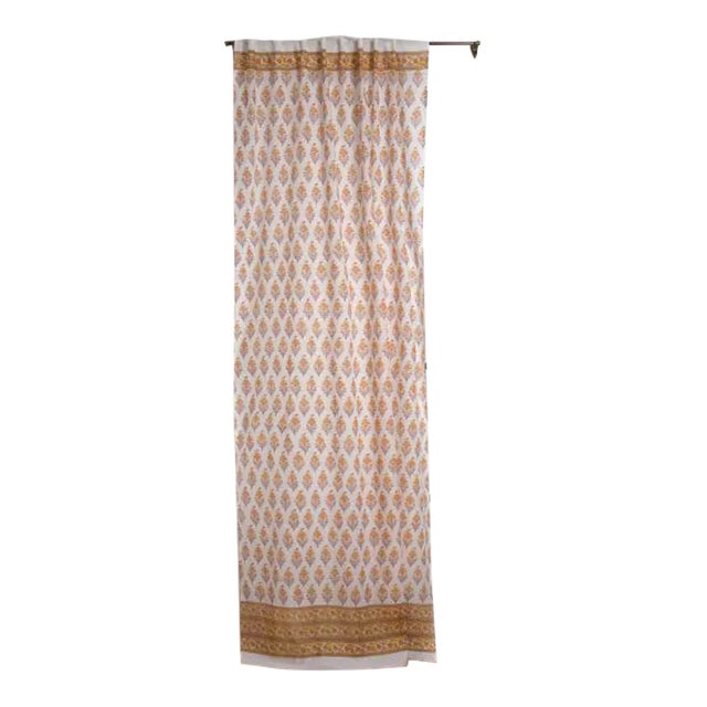 Juhi 45" X 84" Yellow Curtain For Sale