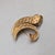 Mid-Century Modern Vintage Signed Crown Trifari Goldtone Woven Ribbon Brooch, 1962 For Sale - Image 3 of 8