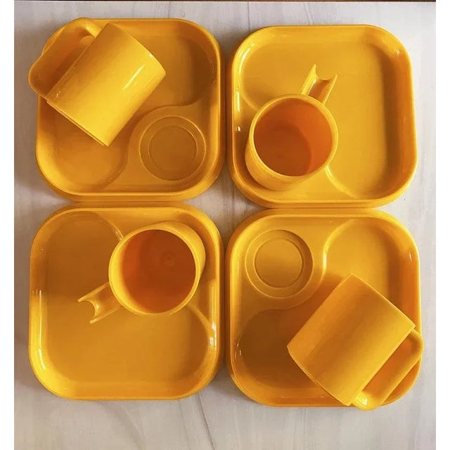 Vintage Snax Plates & Mugs by Ingrid of Chicago - 8 Pieces For Sale - Image 4 of 6