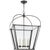 Chapman & Myers for Visual Comfort Signature Riverside Large Square Lantern in Bronze with Clear Glass For Sale